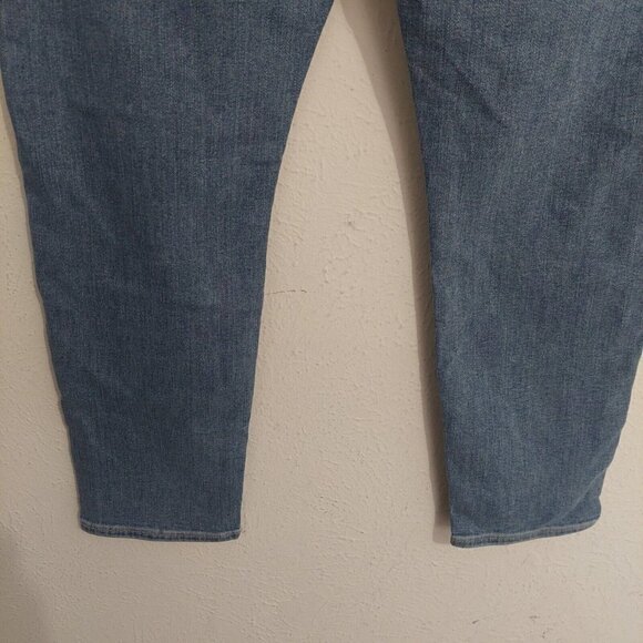 LOFT Modern Skinny Crop Women's 10P Light Wash Blue Stretch Denim Jeans Hi Rise - Picture 8 of 10